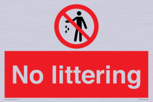 No littering